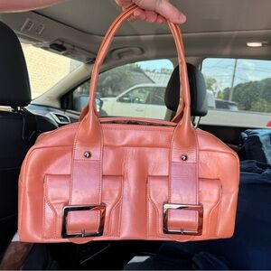 Chic Coral Shoulder Bag